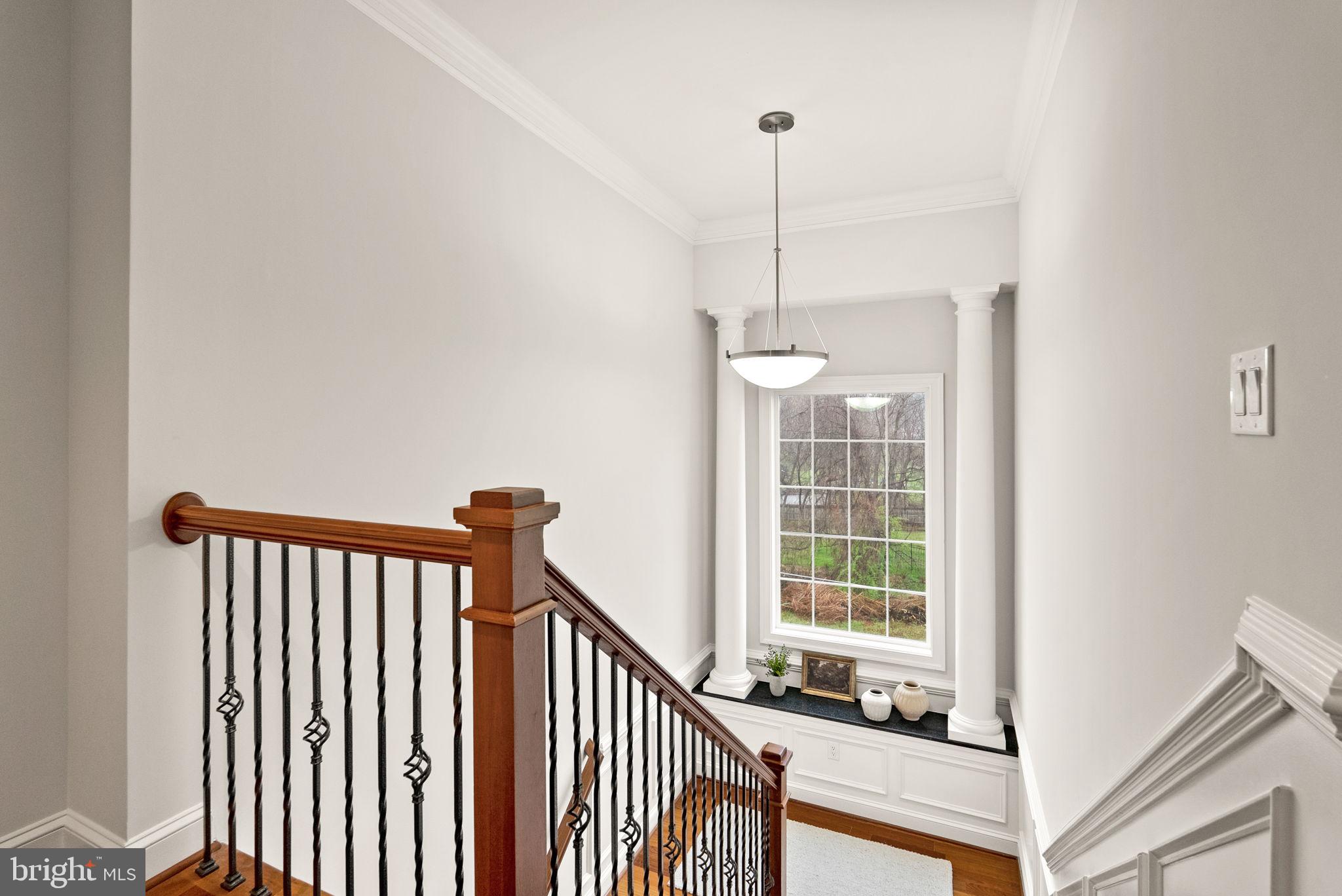 8522 Lewinsville Road McLean, VA 22102 - Photo 15 of 51 a view of a hallway with windows