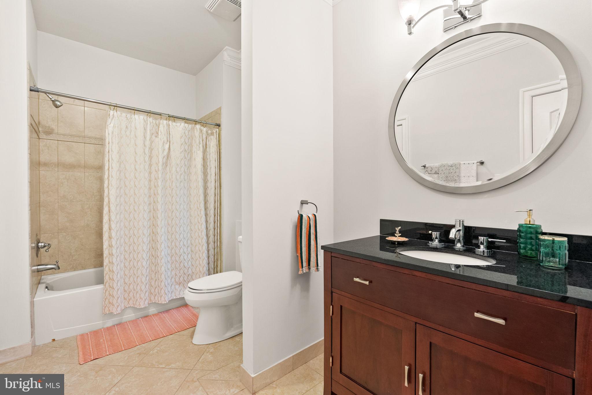 8522 Lewinsville Road McLean, VA 22102 - Photo 28 of 51 a bathroom with a sink a toilet and a mirror