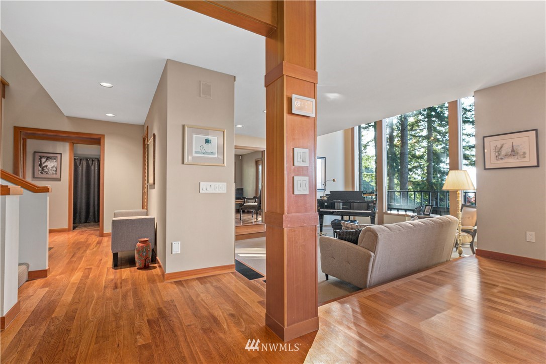 629 Fieldston Road Bellingham, WA 98225 - Photo 12 of 25 a living room with furniture and a large window