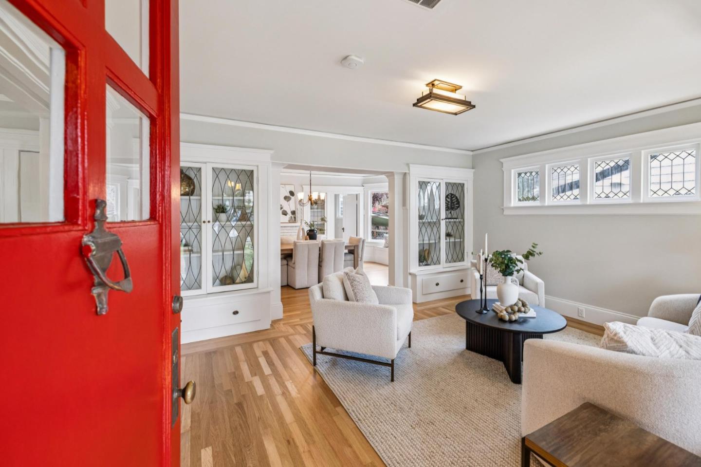 712 Crossway Road Burlingame, CA 94010 - Photo 8 of 90 a living room with furniture and a rug