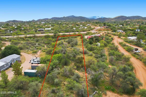 a view of city and mountain