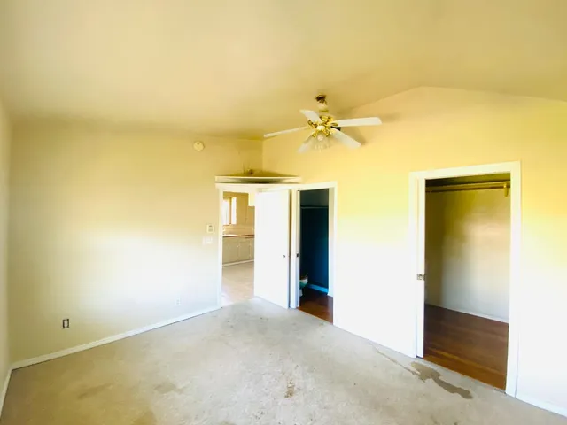 a view of a room with a empty space