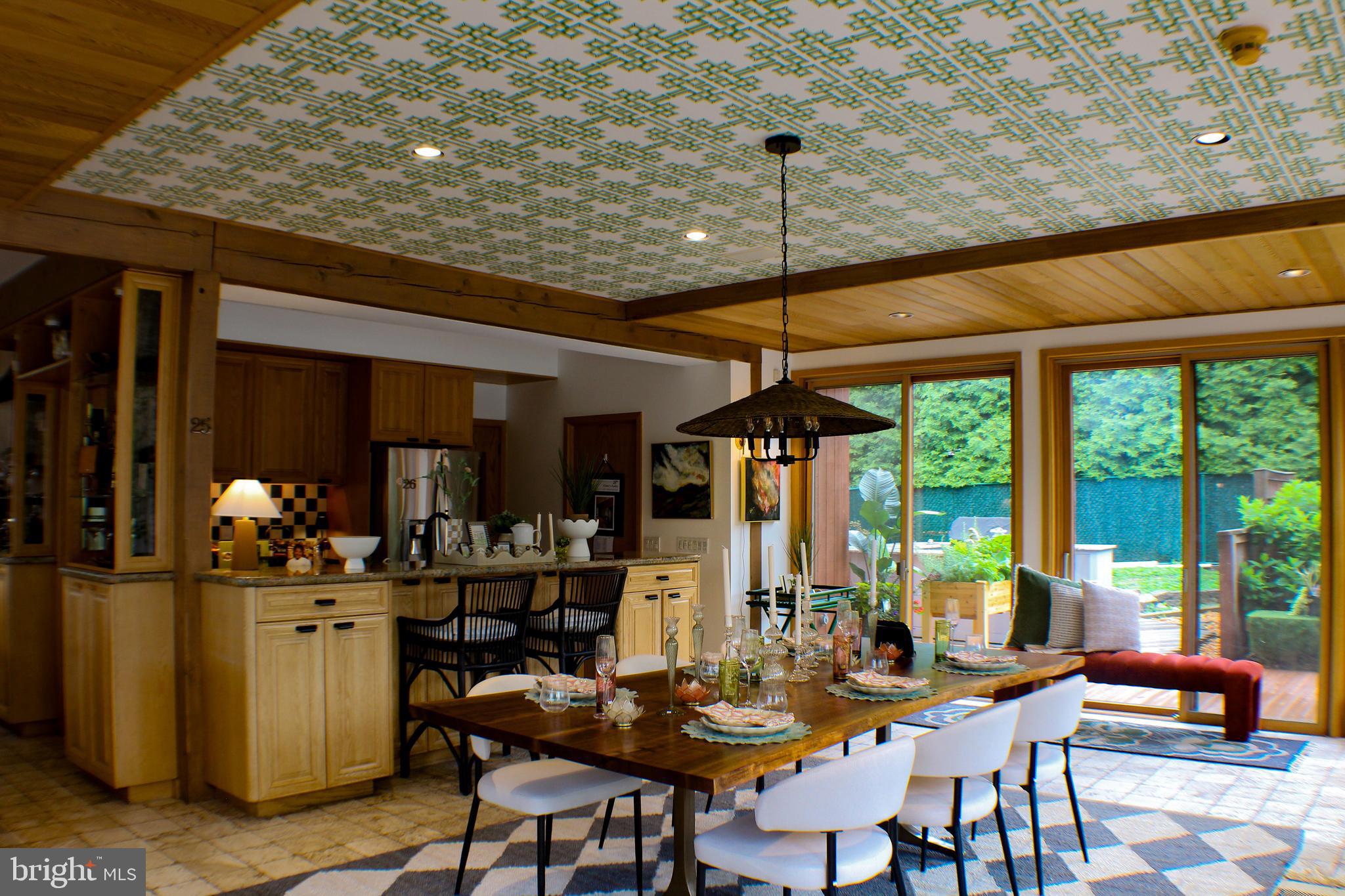 636 Almshouse Road Ivyland, PA 18974 - Photo 31 of 90 a view of a dining room with furniture window and outside view