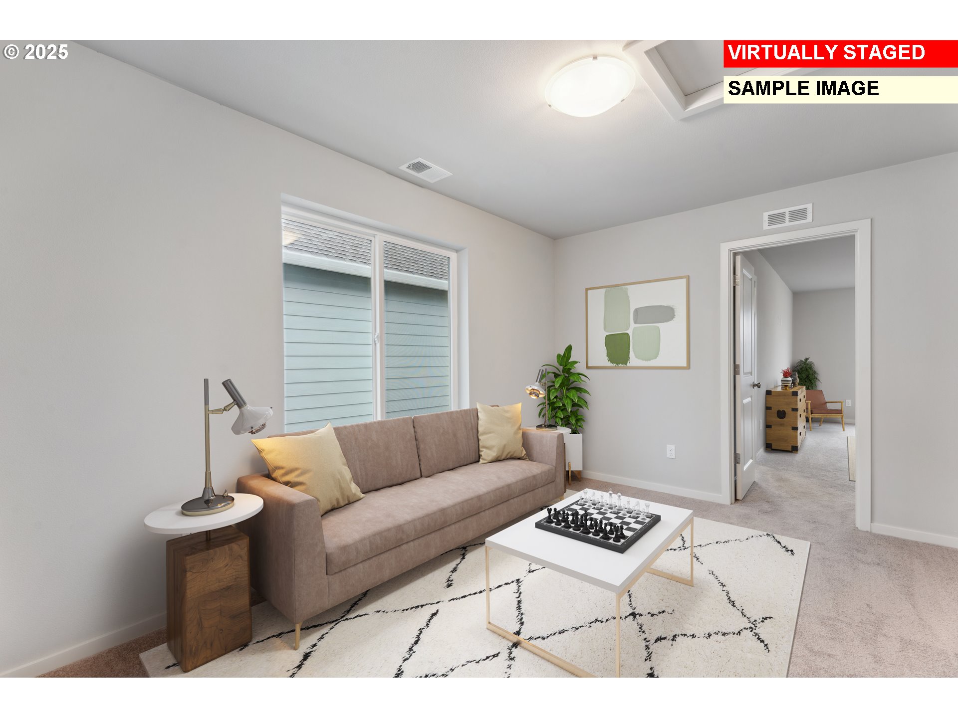 736 Merriott Lane Woodburn, OR 97071 - Photo 16 of 35 a living room with furniture and a rug