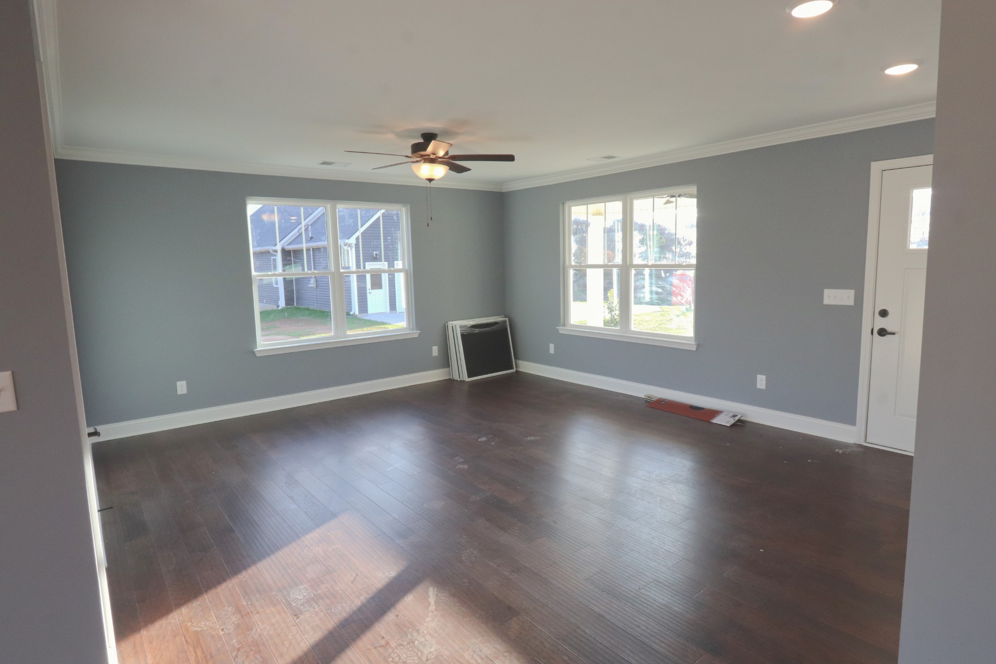 250 Still Point Road Smithville, TN 37166 - Photo 8 of 30 a view of an empty room with wooden floor and a window