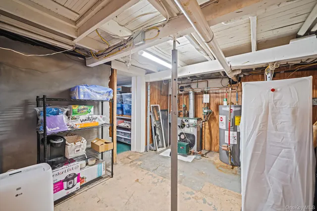 a view of storage and utility room