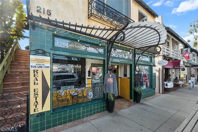 a view of a building with door