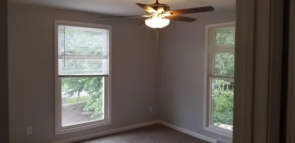 a view of a window in a room