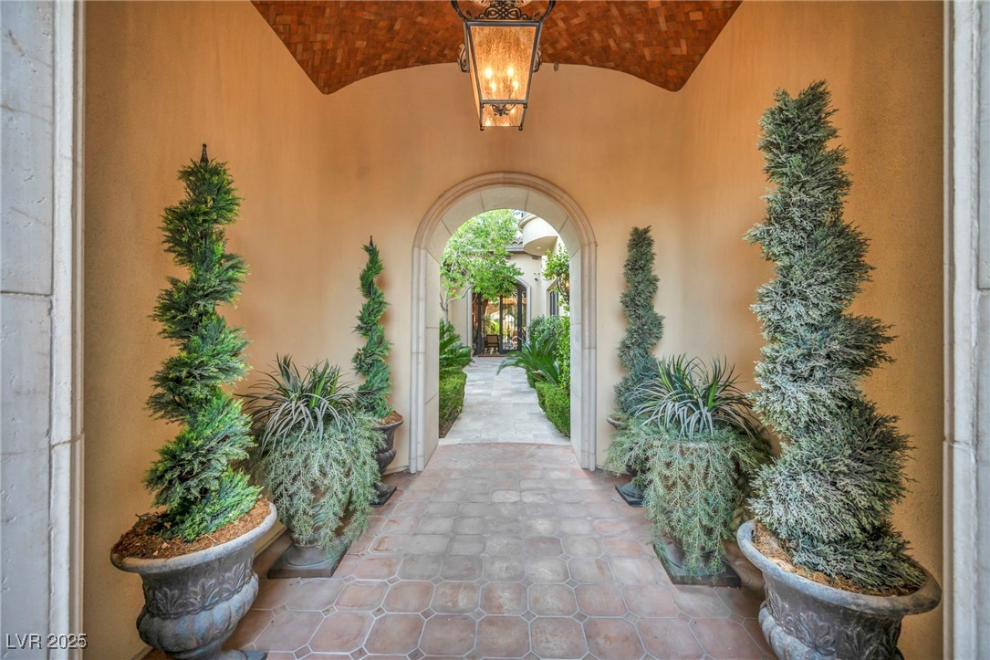 1793 Anelli Court Henderson, NV 89012 - Photo 6 of 47 Doorway to property featuring stucco siding