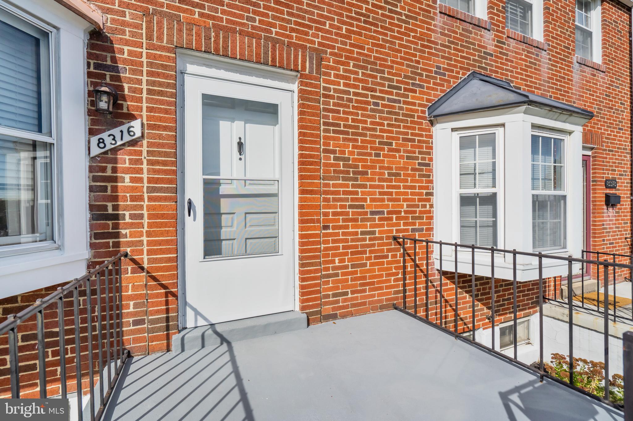 8316 Wyton Road Baltimore, MD 21286 - Photo 3 of 36 Brick Exterior