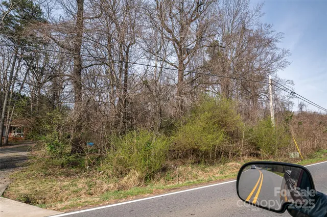 a car parked on the side of a road