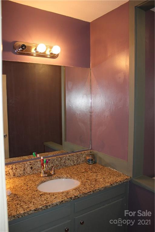 1021 Faith Road Salisbury, NC 28146 - Photo 8 of 12 a bathroom with a sink and a mirror