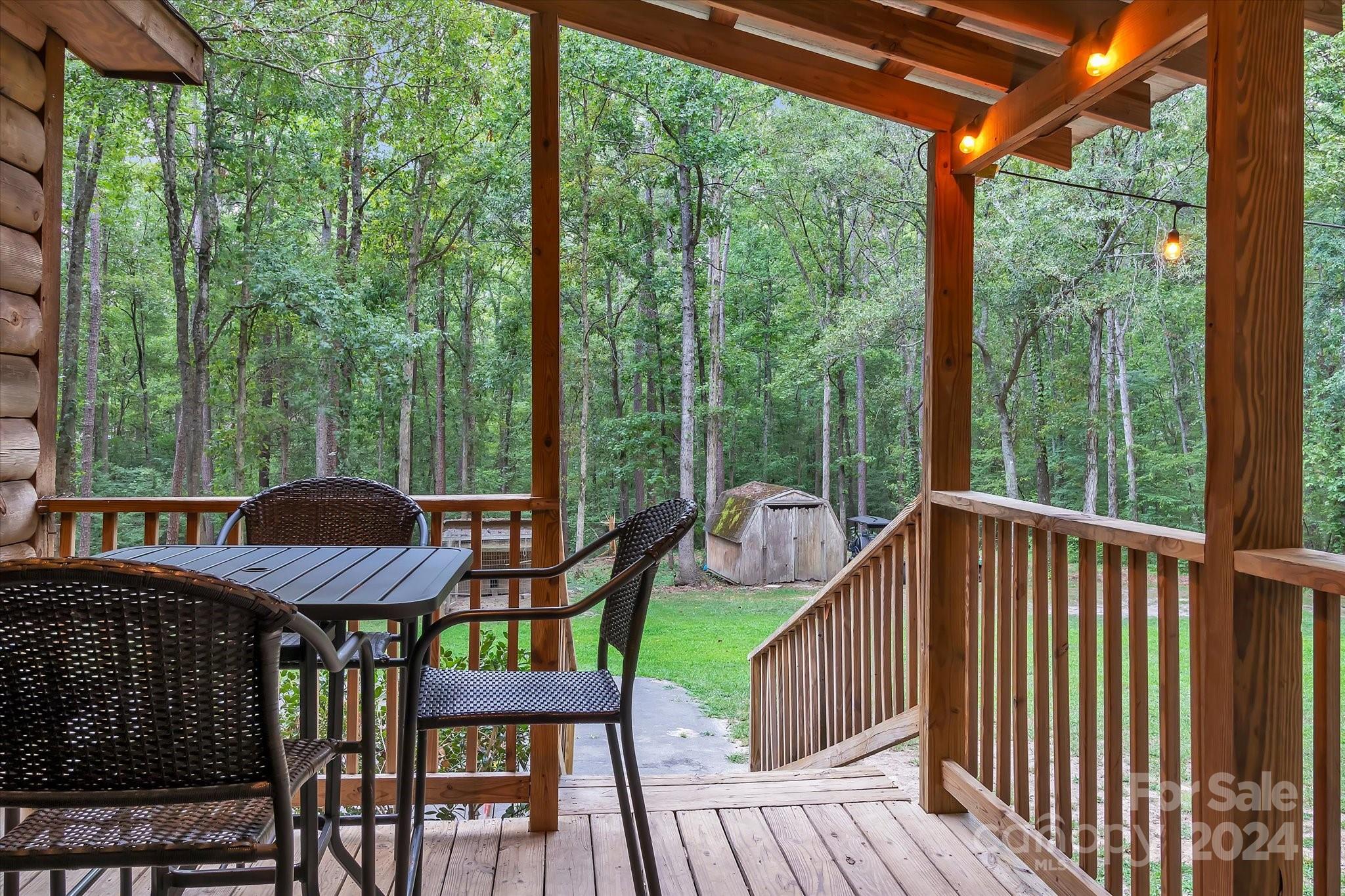 824 Rutledge Drive Catawba, SC 29704 - Photo 6 of 25 a view of a two chairs and table on the roof deck