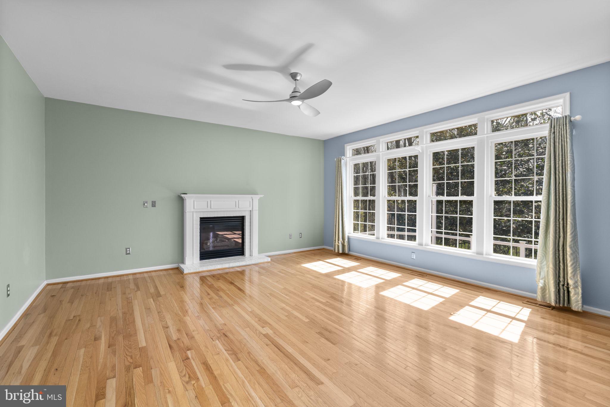 4520 Tulip Way Ellicott City, MD 21043 - Photo 9 of 63 a view of an empty room with a fireplace and a window