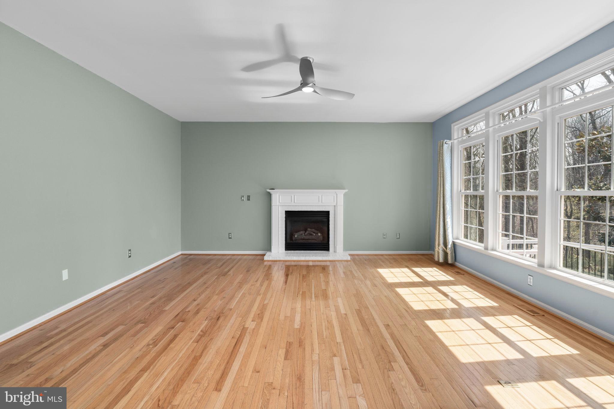 4520 Tulip Way Ellicott City, MD 21043 - Photo 10 of 63 a view of an empty room with a fireplace and a window