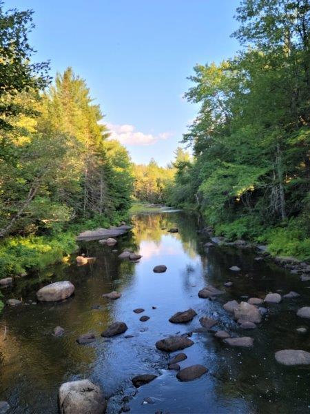 143 East Branch Road Howland, ME 04448 - Photo 56 of 81 Bridge view, Property is on the left.
