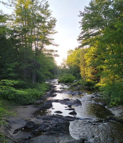 143 East Branch Road Howland, ME 04448 - Photo 57 of 81 Bridge view, Property is on the right.