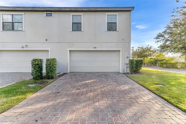 a front view of house with yard