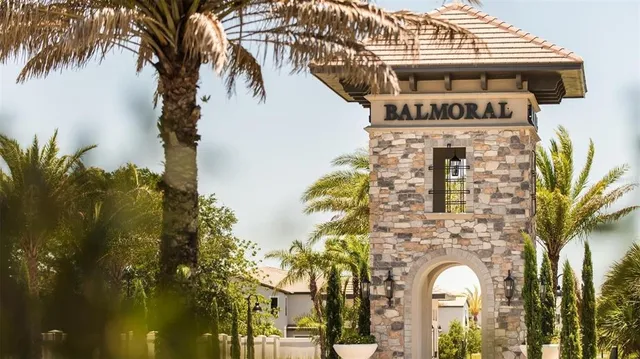 a front view of a building