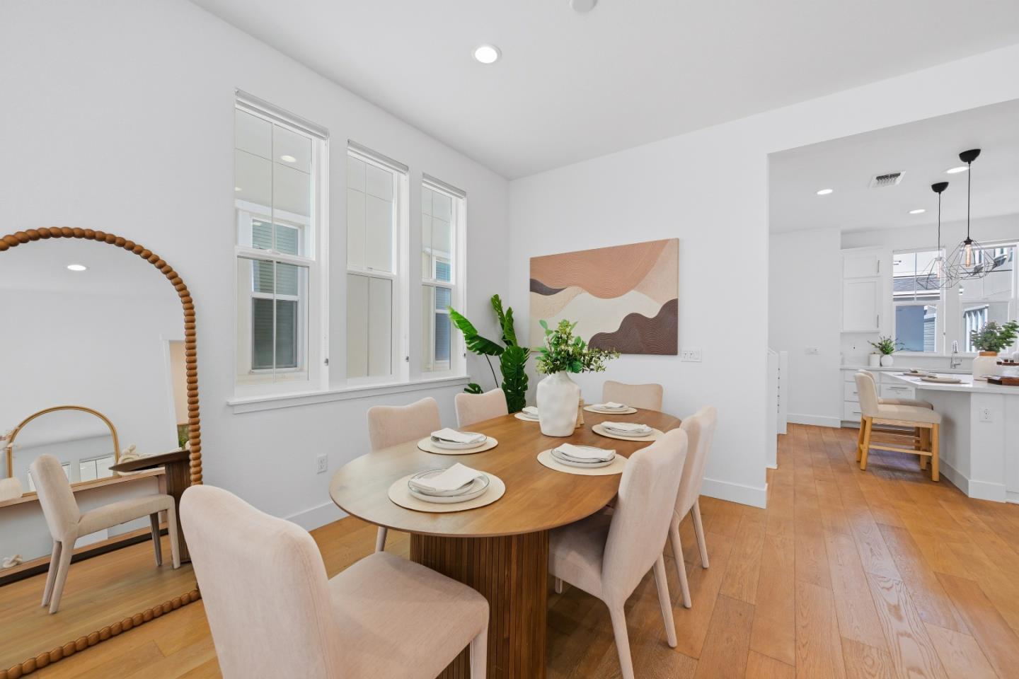 37471 Bay Crest Road Newark, CA 94560 - Photo 15 of 71 a view of a dining room with furniture and wooden floor