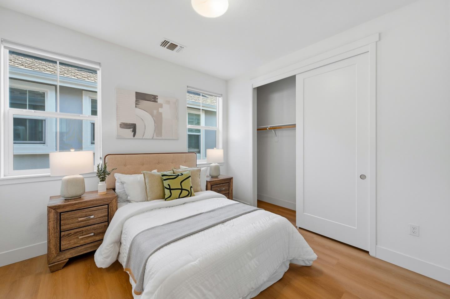 37471 Bay Crest Road Newark, CA 94560 - Photo 32 of 71 a bedroom with a bed and wooden floor