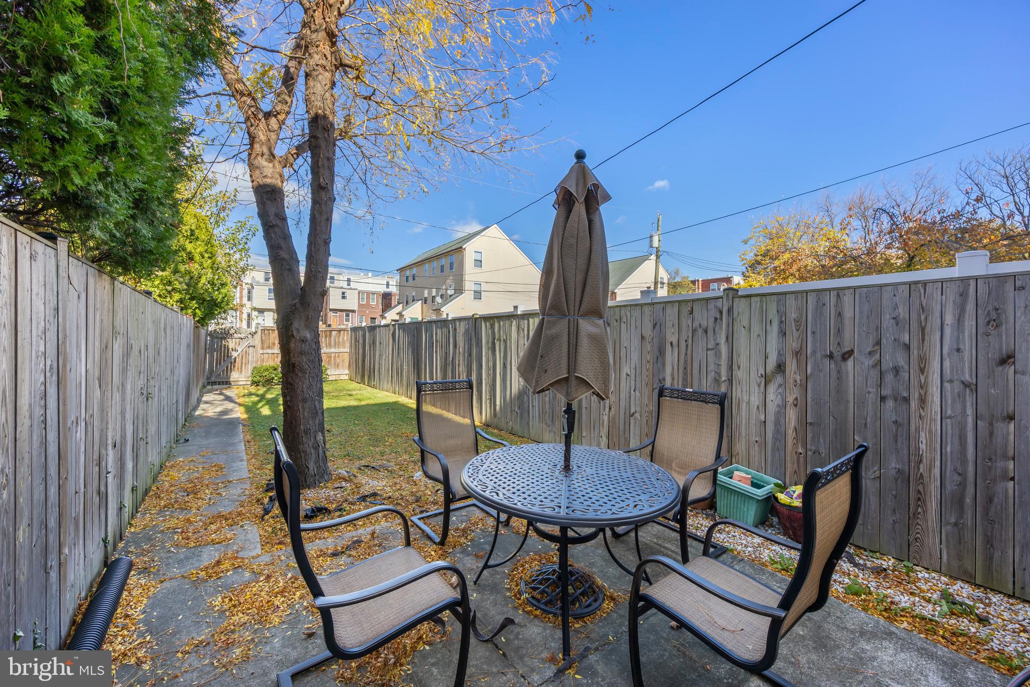 314 East 22nd Street Baltimore, MD 21218 - Photo 31 of 34 a backyard of a house with table and chairs