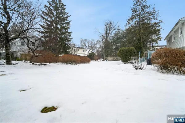 a street view covered with snow