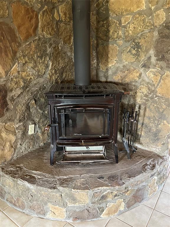 2190 West Fm 574 Road West Mullin, TX 76864 - Photo 27 of 40 wood stove in living room