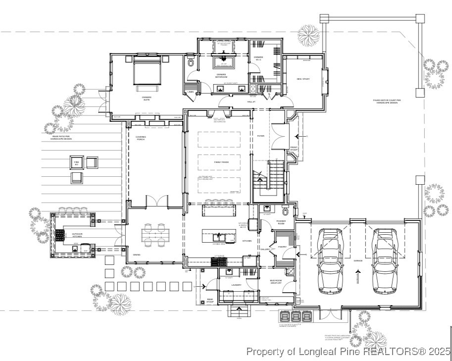 45 Beckett Ridge Pinehurst, NC 28374 - Photo 3 of 25 a black and white photo of a picture