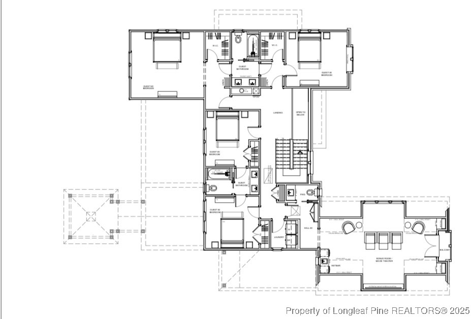 45 Beckett Ridge Pinehurst, NC 28374 - Photo 4 of 25 a black and white photo of a living room