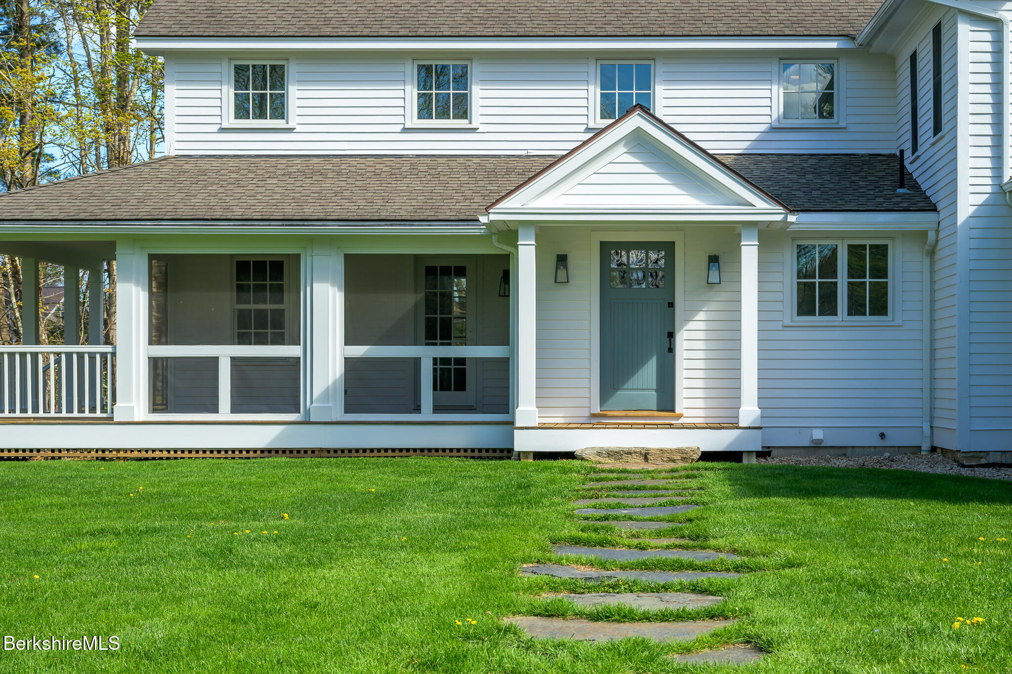 304 Hickey Hill Road Sheffield, MA 01257 - Photo 10 of 60 a front view of a house with a yard