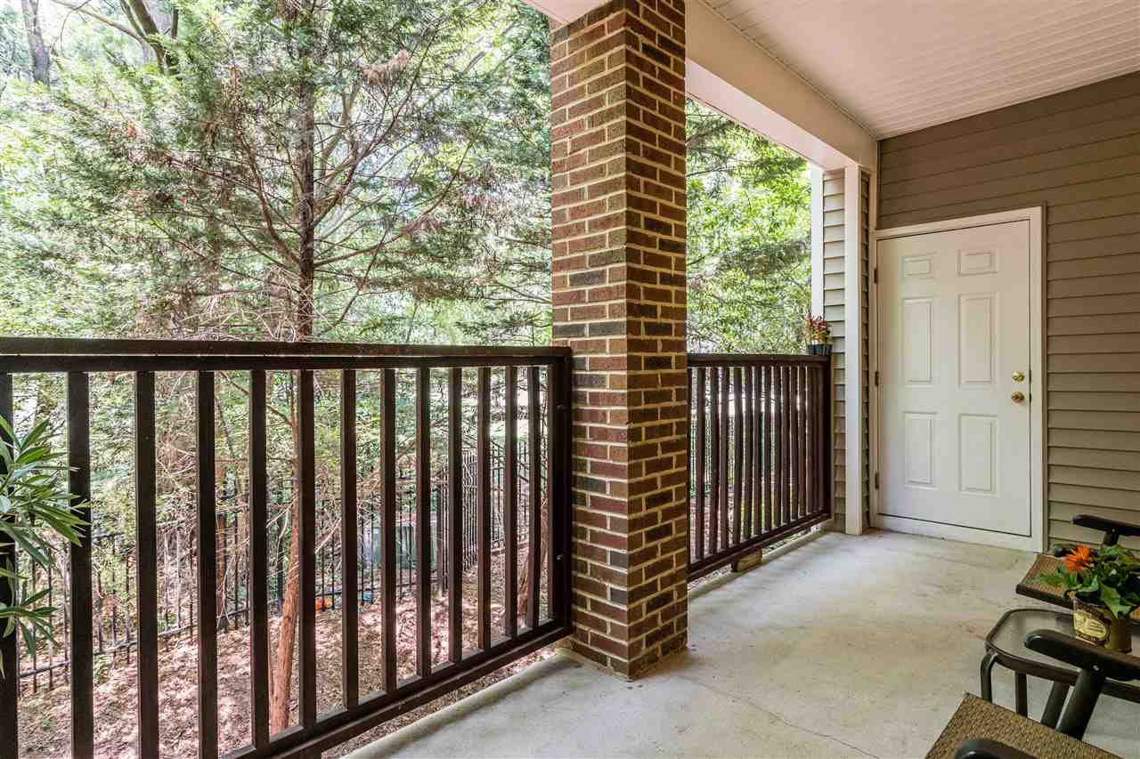 7016 Sandy Forks Road, Unit 201 Raleigh, NC 27609 - Photo 25 of 28 Huge private balcony overlooking woods with storage closet! Balcony