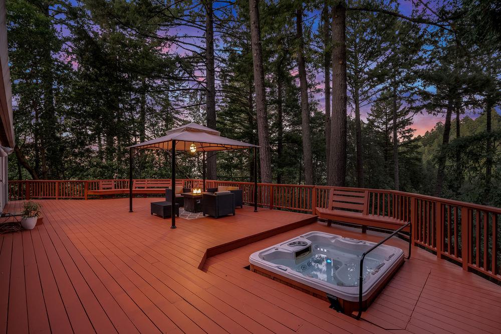 176 Swett Road Woodside, CA 94062 - Photo 7 of 39 a view of a two chairs in the roof deck