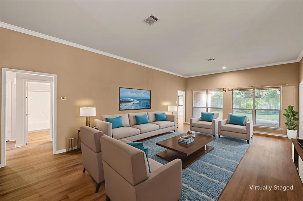 3133 Chimney Hill Drive Waco, TX 76708 - Photo 7 of 29 a living room with furniture and a large window