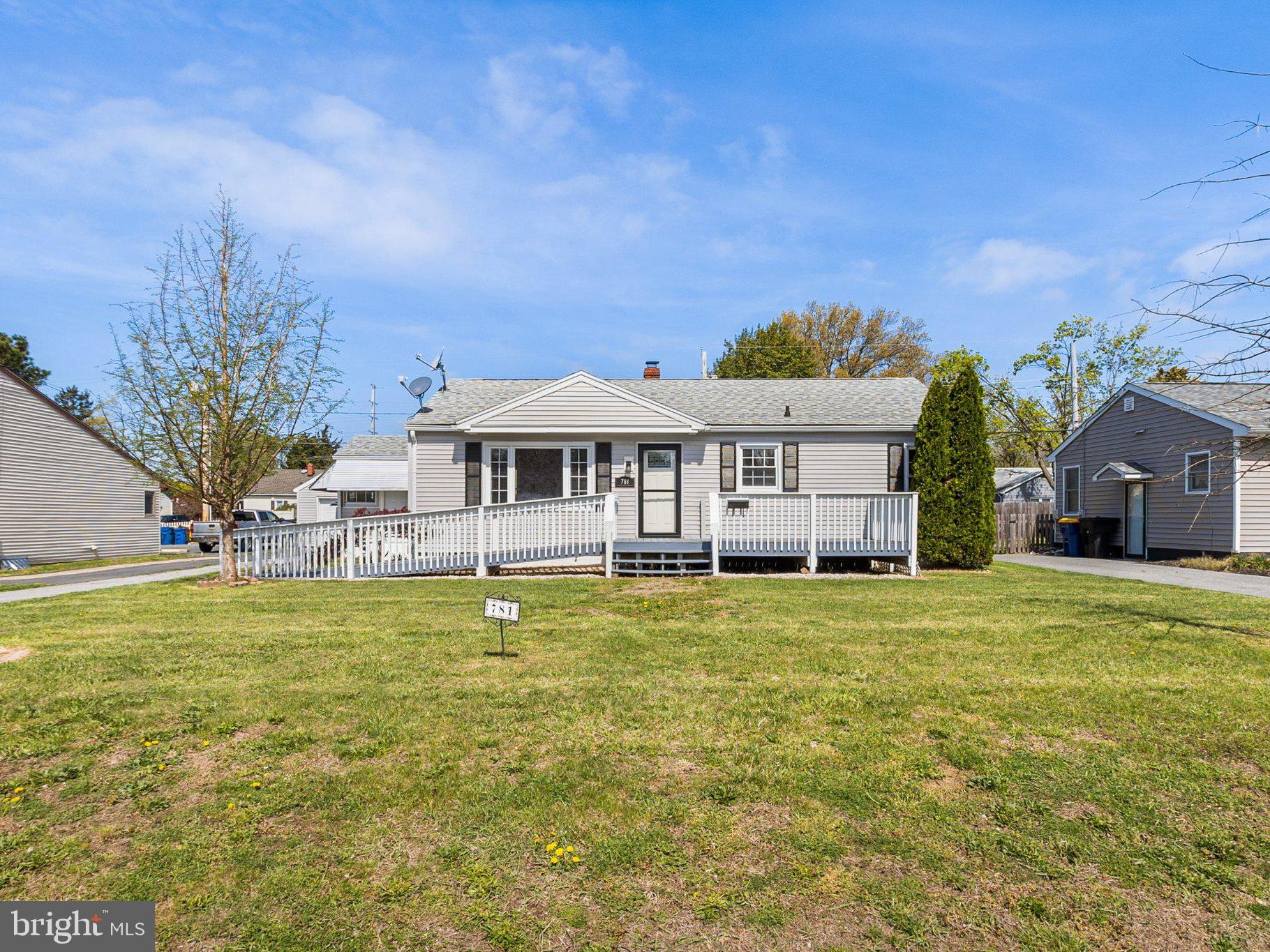 Charming home with inviting porch.