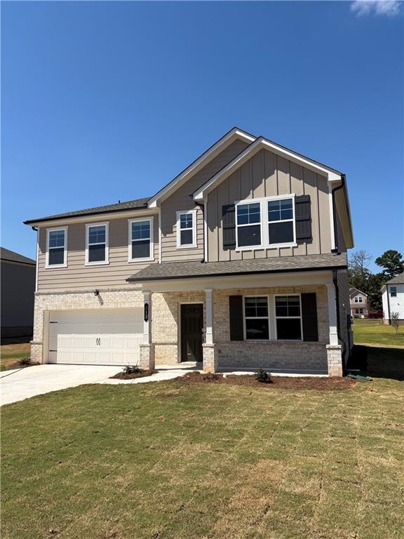 313 Trulove Lane Locust Grove, GA 30248 - Photo 1 of 27 a front view of a house with a yard
