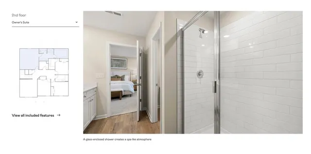 a view of a living room and bathroom