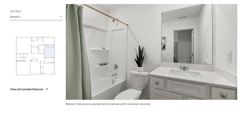 313 Trulove Lane Locust Grove, GA 30248 - Photo 25 of 27 a bathroom with a sink a mirror and a bathtub