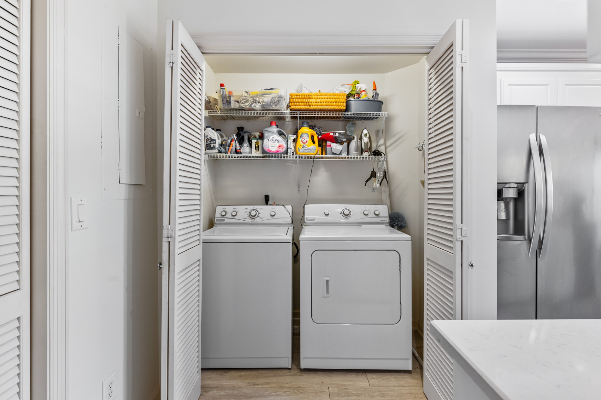 8090 Sunrise Circle Franklin, TN 37067 - Photo 27 of 57 a utility room with dryer and washer
