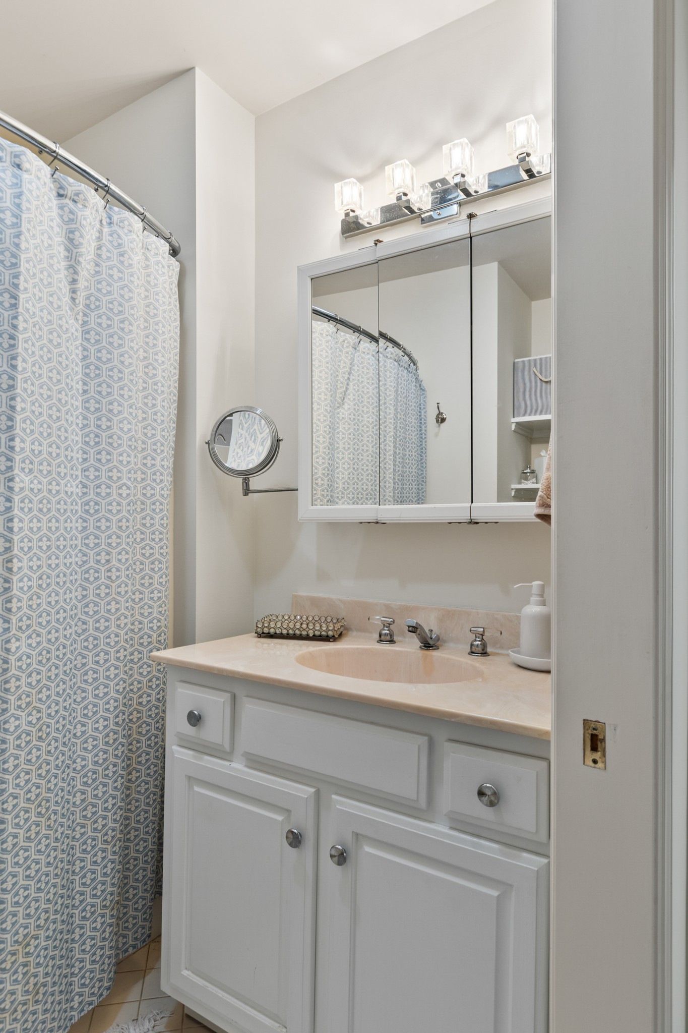 8090 Sunrise Circle Franklin, TN 37067 - Photo 38 of 57 a bathroom with a sink vanity and a mirror