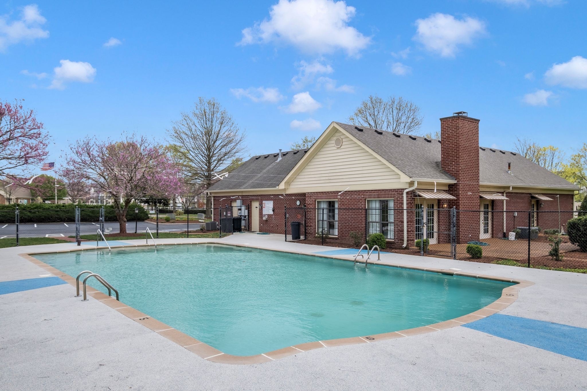 8090 Sunrise Circle Franklin, TN 37067 - Photo 55 of 57 a view of a house with swimming pool and sitting area