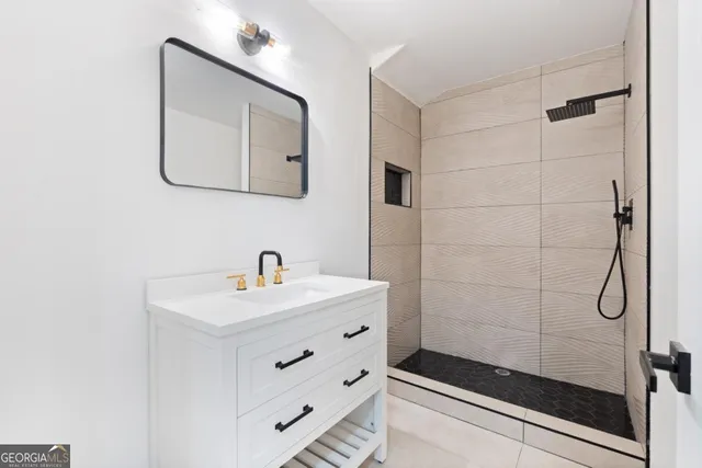 a view of a wooden deck