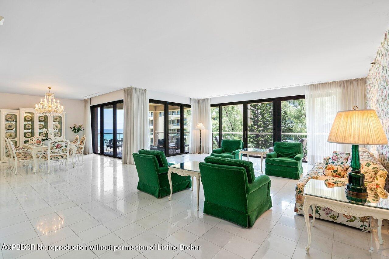 2 North Breakers Row, Unit S43 Palm Beach, FL 33480 - Photo 23 of 37 a living room with furniture and a large window