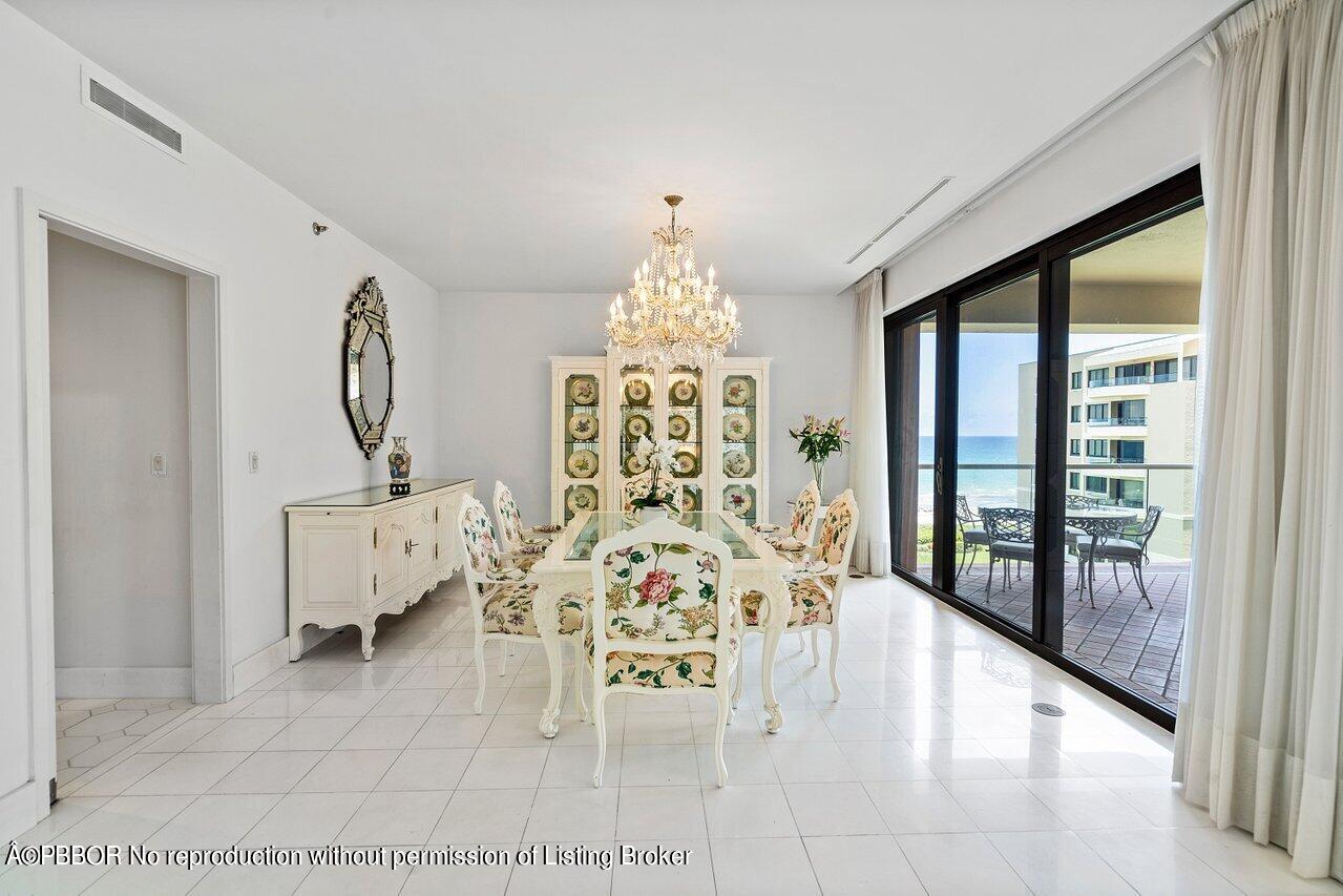 2 North Breakers Row, Unit S43 Palm Beach, FL 33480 - Photo 24 of 37 a view of a dining room with furniture window and outside view