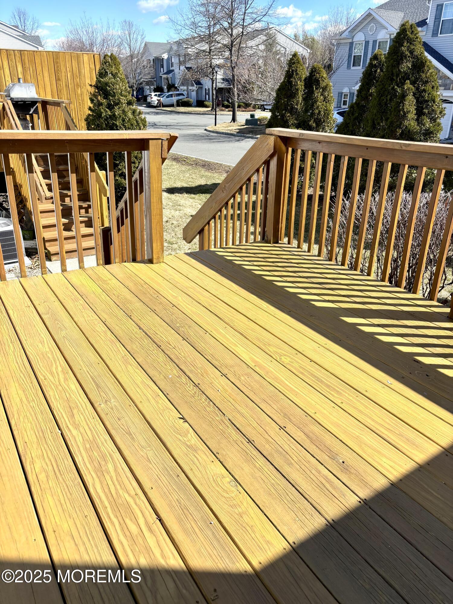 39 Rozalyn Lane, Unit 141 South Amboy, NJ 08879 - Photo 16 of 18 a view of wooden deck