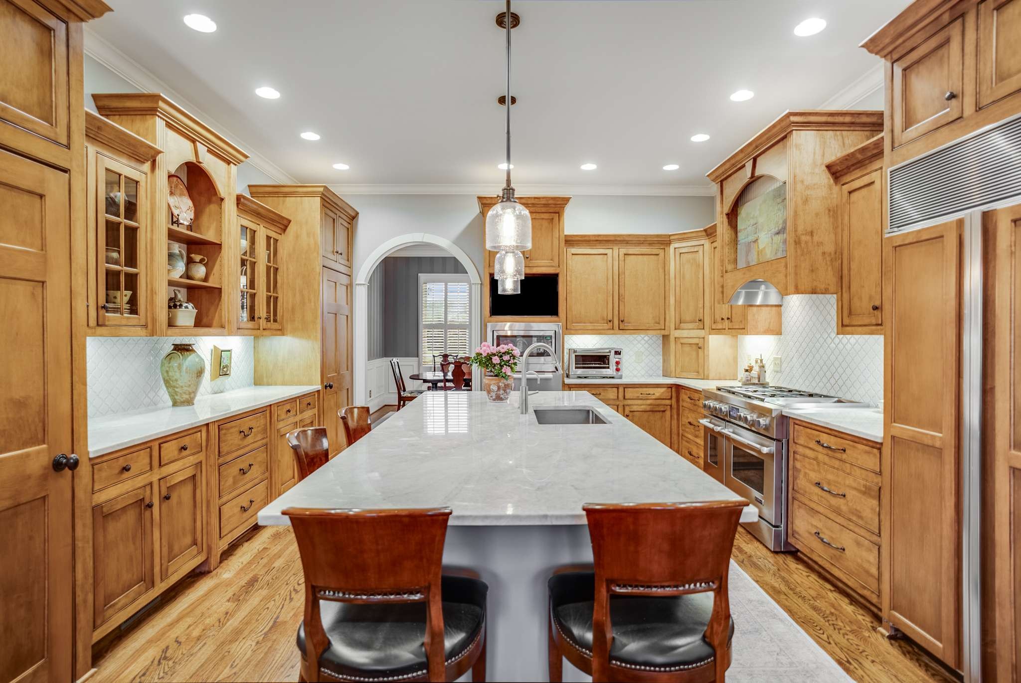 1539 Palmer Road Lebanon, TN 37090 - Photo 24 of 70 a kitchen with stainless steel appliances granite countertop a kitchen island a stove a cabinets a sink and a refrigerator