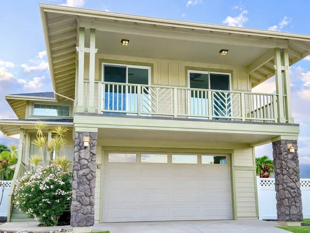a view of a house with a balcony