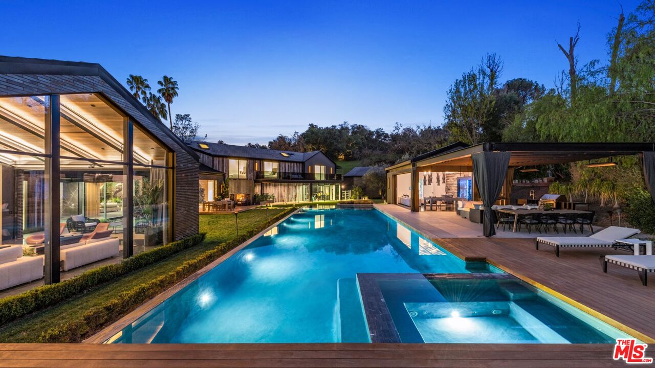 24350 Bridle Trail Road Hidden Hills, CA 91302 - Photo 20 of 23 a view of swimming pool with seating area