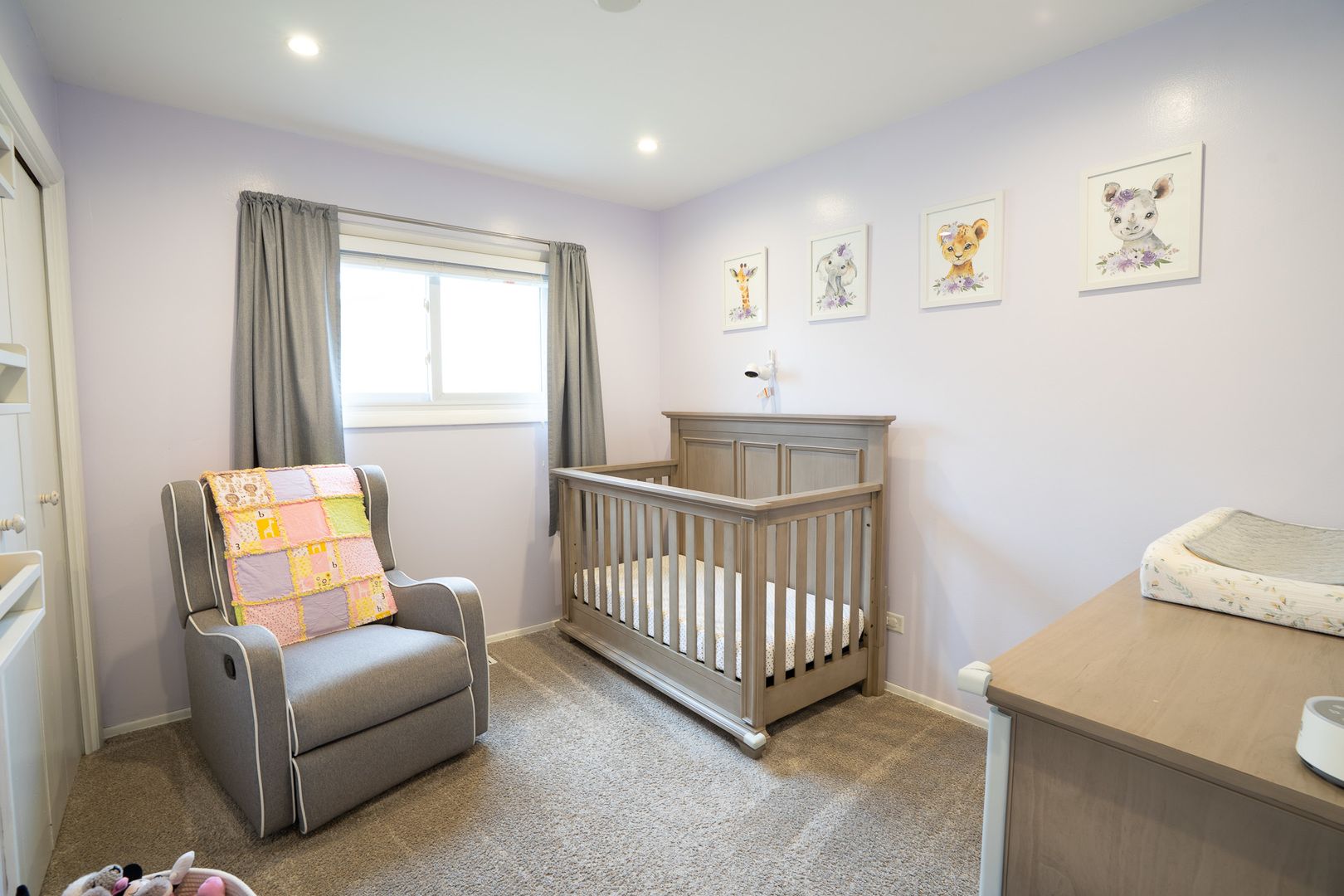 1935 Larchmont Road Hoffman Estates, IL 60169 - Photo 20 of 30 a bedroom with furniture and a window