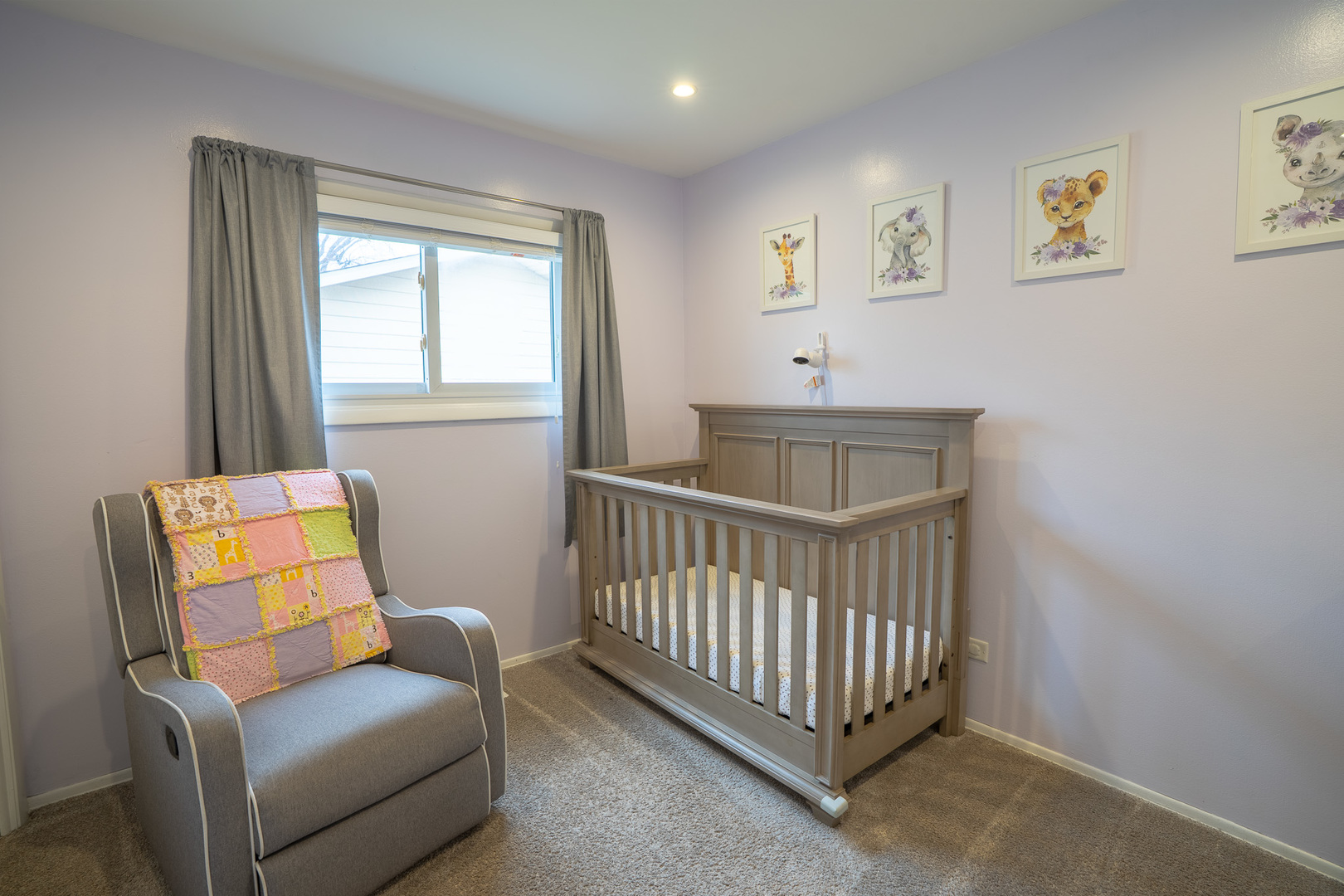1935 Larchmont Road Hoffman Estates, IL 60169 - Photo 21 of 30 a bedroom with furniture and a window